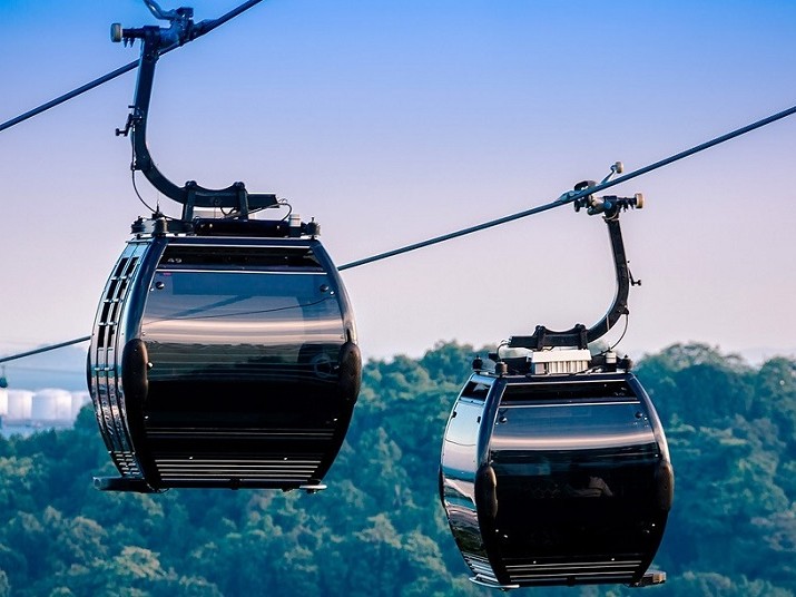 बन्दीपुर केबलकारको टावर जडान सुरु